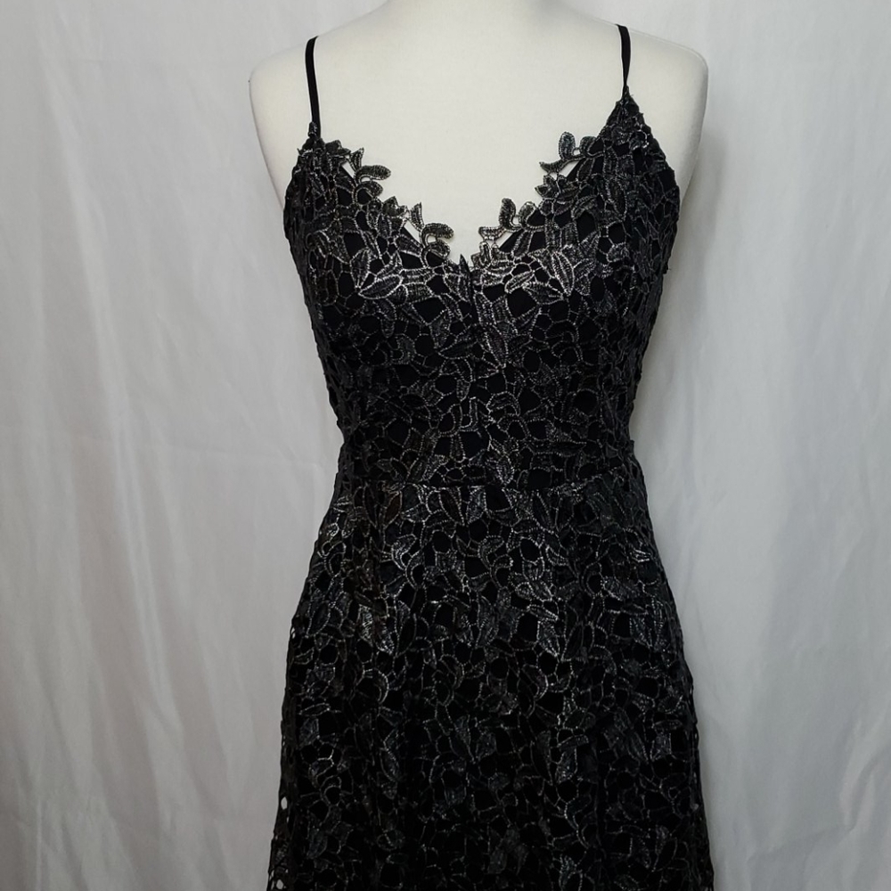 Black and Silver Dress